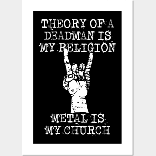 theory of a deadmen my religion Posters and Art